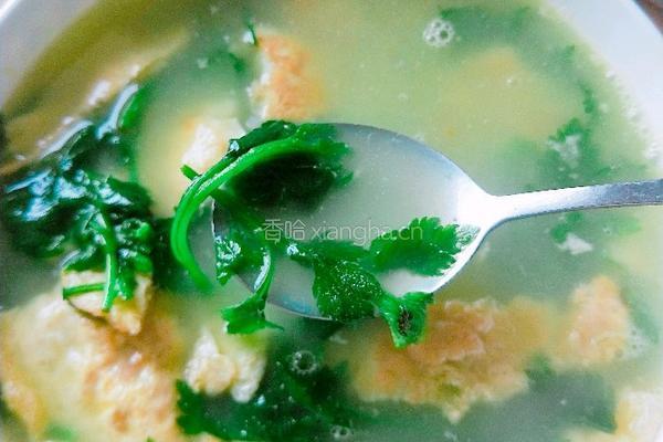 野菊花头蛋汤的做法图解7