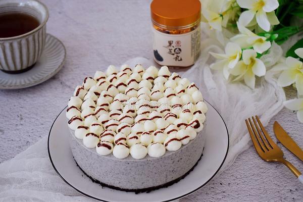 黑芝麻慕斯蛋糕的做法图解20