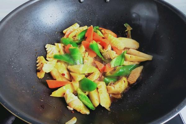 老干妈烧春笋的做法图解9
