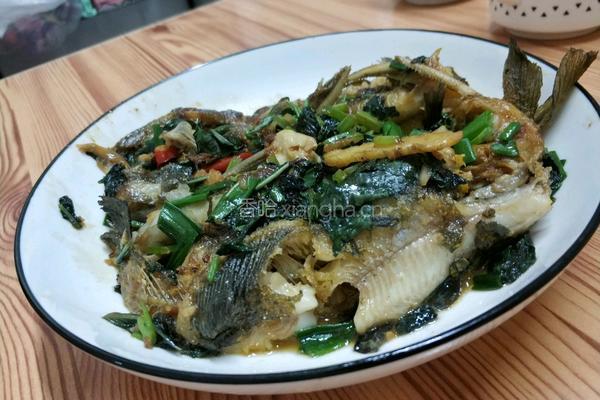 紫苏香煎黄骨鱼的做法图解6