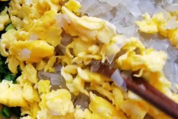 盘丝韭菜饼的做法图解7