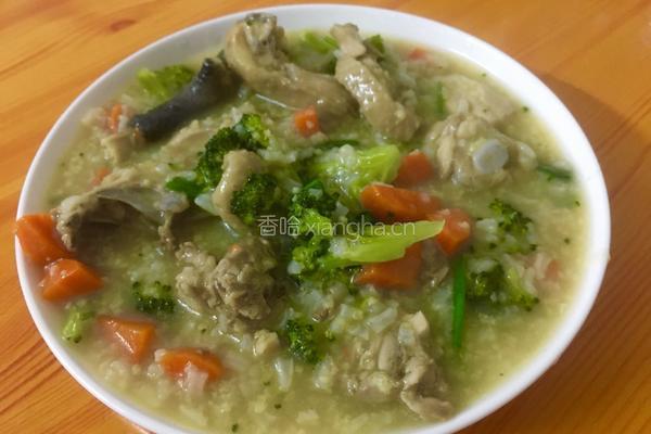 鸡肉粥的做法图解7