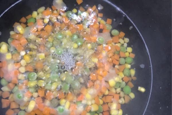 菠萝炒饭的做法图解4