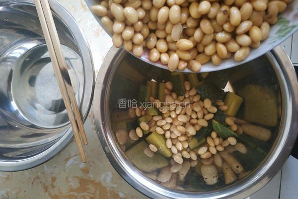 可口黄豆咸菜的做法图解5