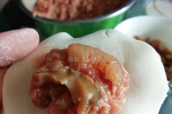 虾仁鲍鱼猪肉水饺的做法图解4