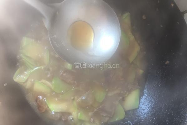 腊肠炒角瓜的做法图解10