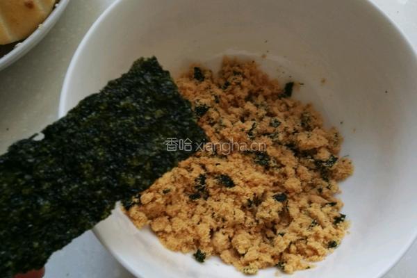 海苔肉松小贝的做法图解2