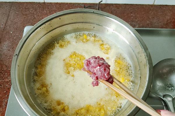 玉米瘦肉蛋花羹的做法图解5