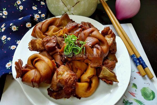 百叶结烧肉的做法图解10