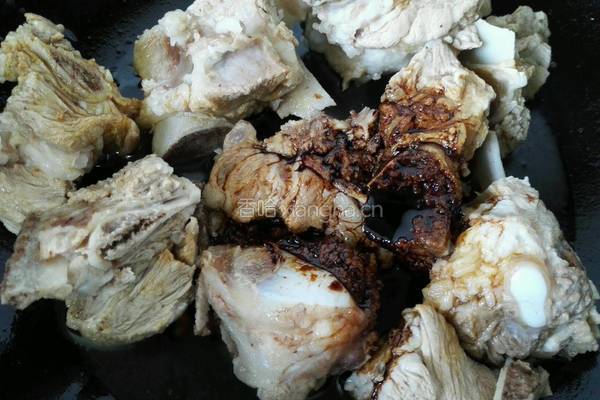 百叶结烧肉的做法图解6