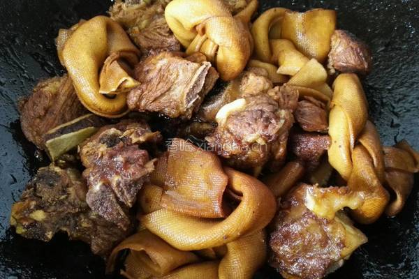 百叶结烧肉的做法图解9