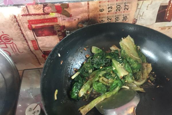 蚝油生菜的做法图解4