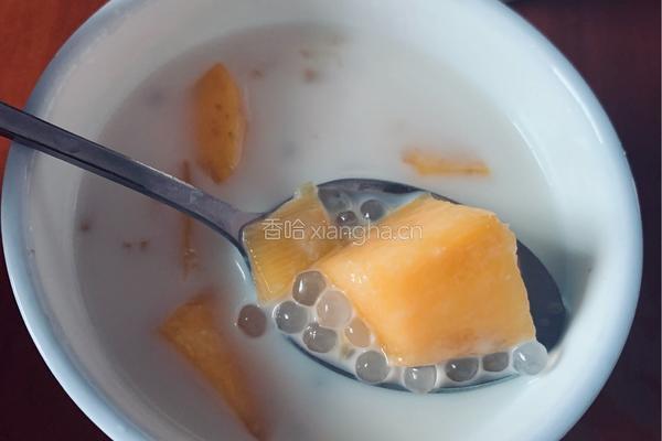 芒果椰汁西米露的做法图解6