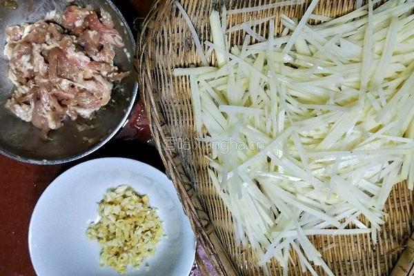 土豆肉丝的做法图解4