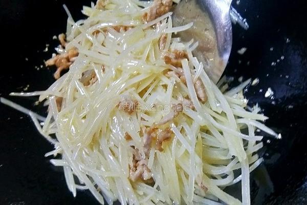 土豆肉丝的做法图解7