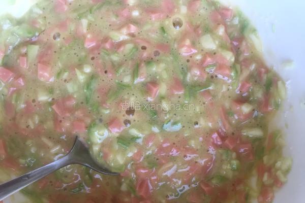 火腿鸡蛋饼的做法图解12