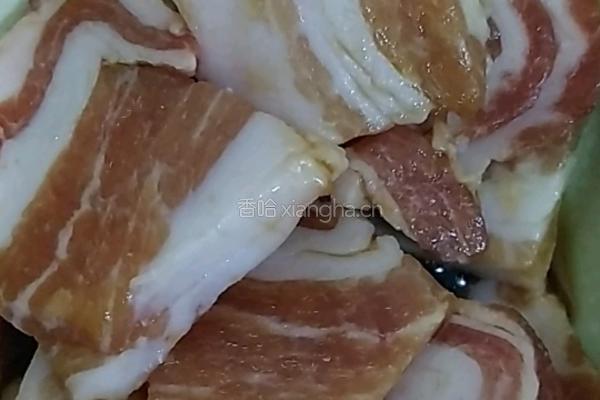 家常芹菜炒五花肉的做法图解2