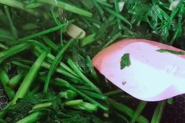 蒜末野芹菜的做法图解9