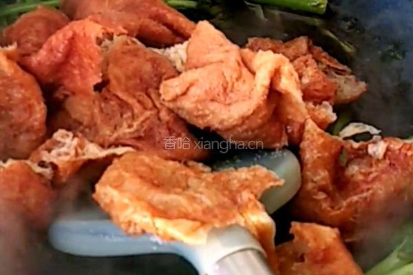 菠菜独面筋的做法图解7