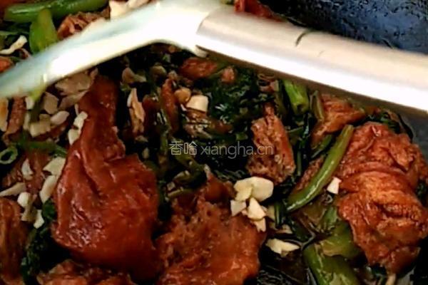 菠菜独面筋的做法图解10