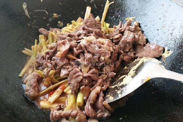 春笋炒牛肉的做法图解10