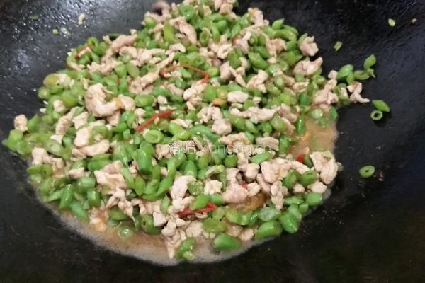 肉沫豆角的做法图解8