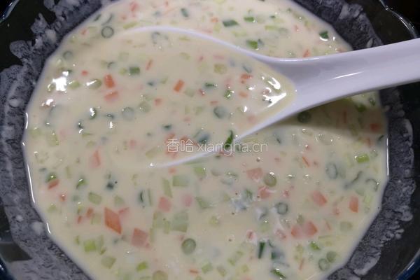 蔬菜饼的做法图解3