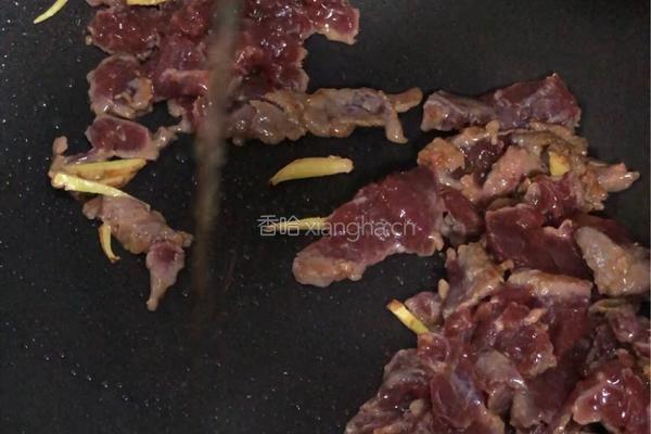 葱爆牛肉的做法图解5