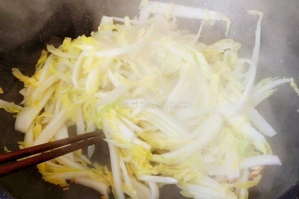 炒蒜蓉粉丝娃娃菜的做法图解6