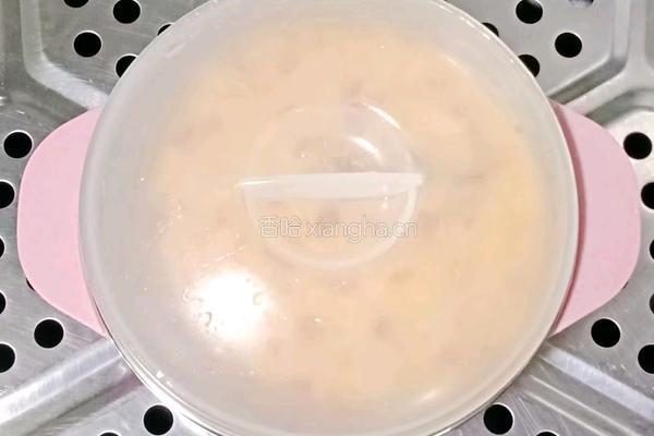 番茄虾仁馒头布丁 (宝宝辅食）的做法图解9