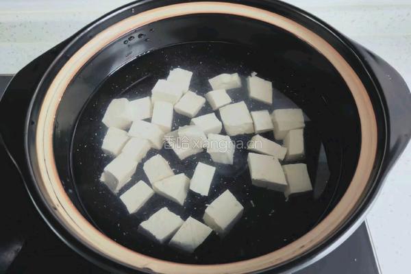 菠菜豆腐汤的做法图解5