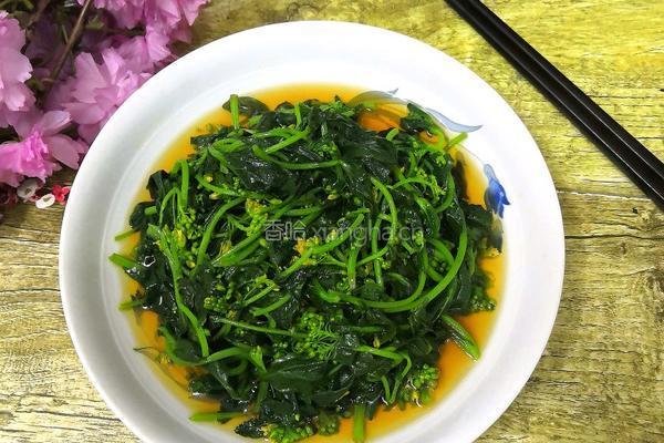 清蒸油菜花苔的做法图解12