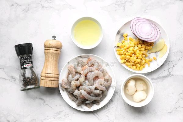 香煎虾饼的做法图解1
