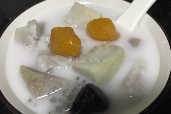 椰汁西米芋圆的做法图解4