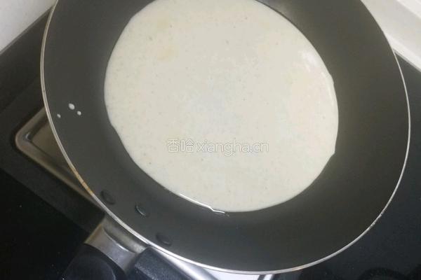 绿豆面鸡蛋饼的做法图解2