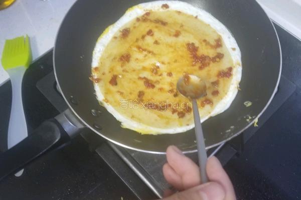 绿豆面鸡蛋饼的做法图解4