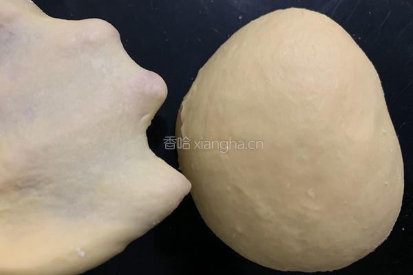 椰子油提子吐司(一次发酵)的做法图解3