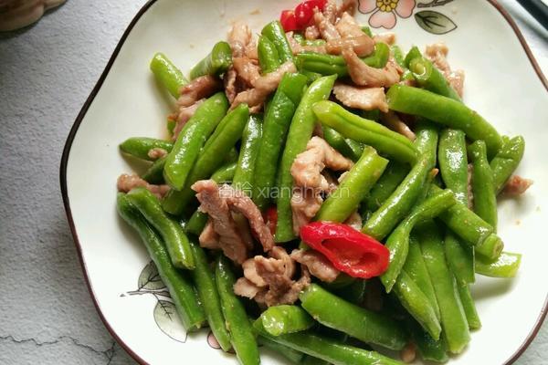 四季豆炒肉的做法图解11