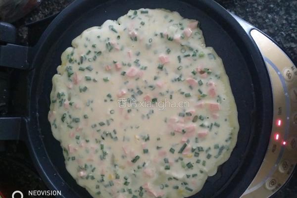 鸡蛋火腿煎饼的做法图解7