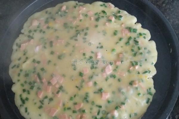 鸡蛋火腿煎饼的做法图解8