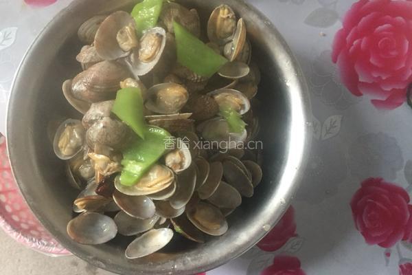 辣椒炒花蛤的做法图解6