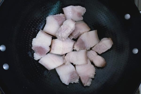 菜干焖肉的做法图解4