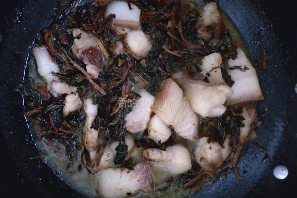 菜干焖肉的做法图解8