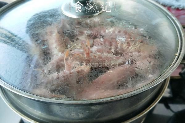 清蒸皮皮虾的做法图解4