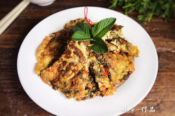 红椒香椿鸡蛋饼的做法图解11