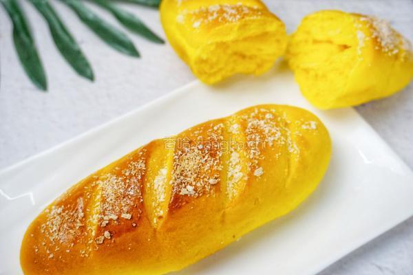 南瓜椰蓉面包条的做法图解12