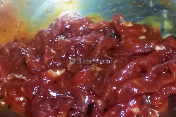 香辣牙签牛肉的做法图解3