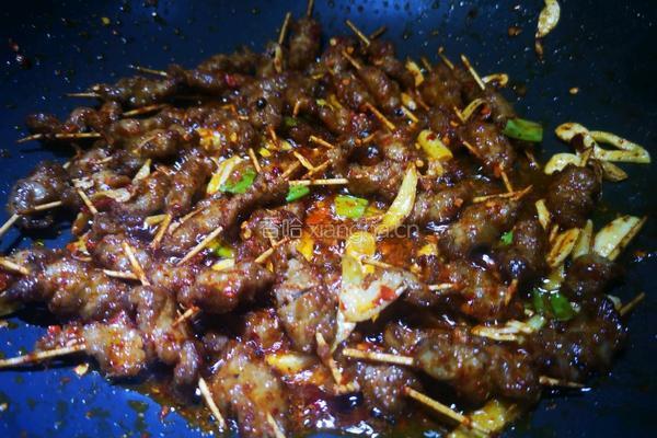 香辣牙签牛肉的做法图解8