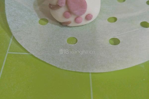 猫爪杯造型馒头的做法图解9