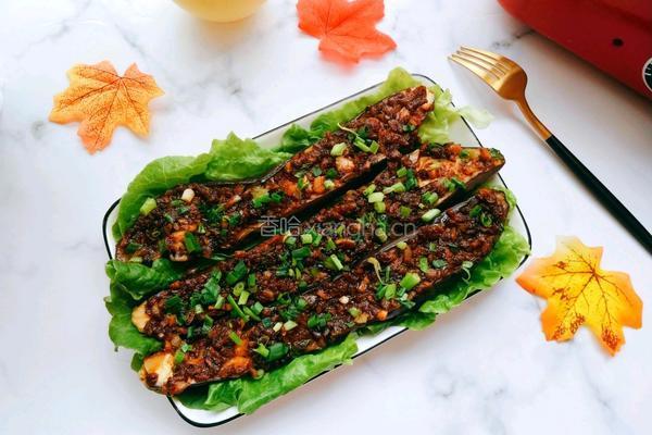 家庭版蒜香烤茄子的做法图解17